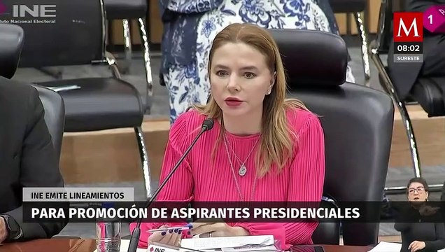 Para promoción de aspirantes presidenciales, INE emite lineamientos