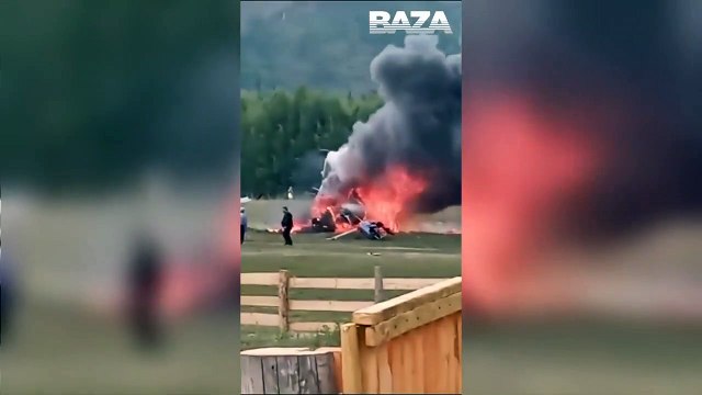 Rusya'da turistleri taşıyan helikopter düştü: 6 ölü, 7 yaralı