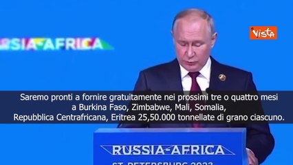 Putin: Pronti a inviare gratuitamente grano in Africa
