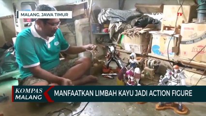 Mainan Action Figure Dari Limbah Kayu