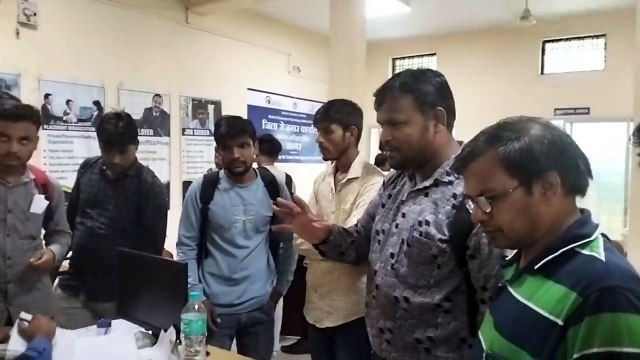 Youth returned from employment office without getting employment, out