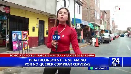 Detienen a sujeto que agredió a su amigo con un palo porque no quiso poner para la cerveza