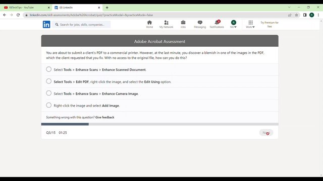 LinkedIn Adobe Acrobat Assessment Answers 2023 - LinkedIn Adobe Acrobat Quiz Questions and Answers - LinkedIn Adobe Acrobat Skill Test Answers