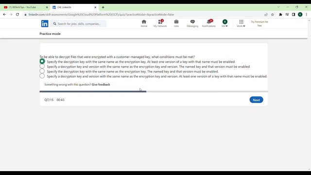 LinkedIn GCP Skill Assessment Answers - Linkedin Google Cloud Platform Quiz Questions and Answers 2023