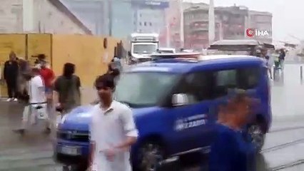 De fortes pluies à Taksim ont été autorisées