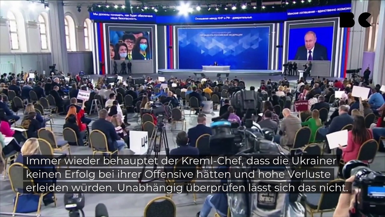 Putin bestreitet erfolge der ukrainischen gegenoffensive