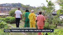 Terreno de UPA vira horta orgânica no Rio