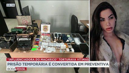 "Influenciadora do maçarico" é presa em SP