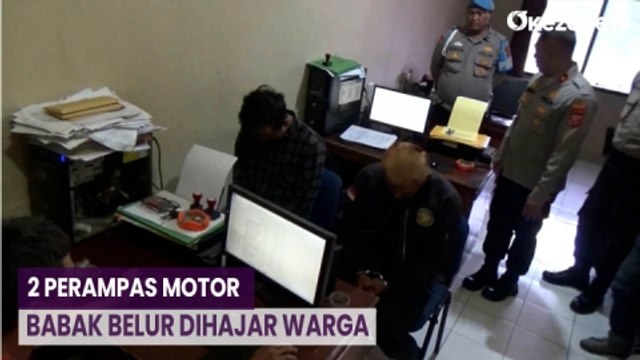 Mengaku Debt Collector, 2 Perampas Motor Babak Belur Dihajar Warga di Cimahi