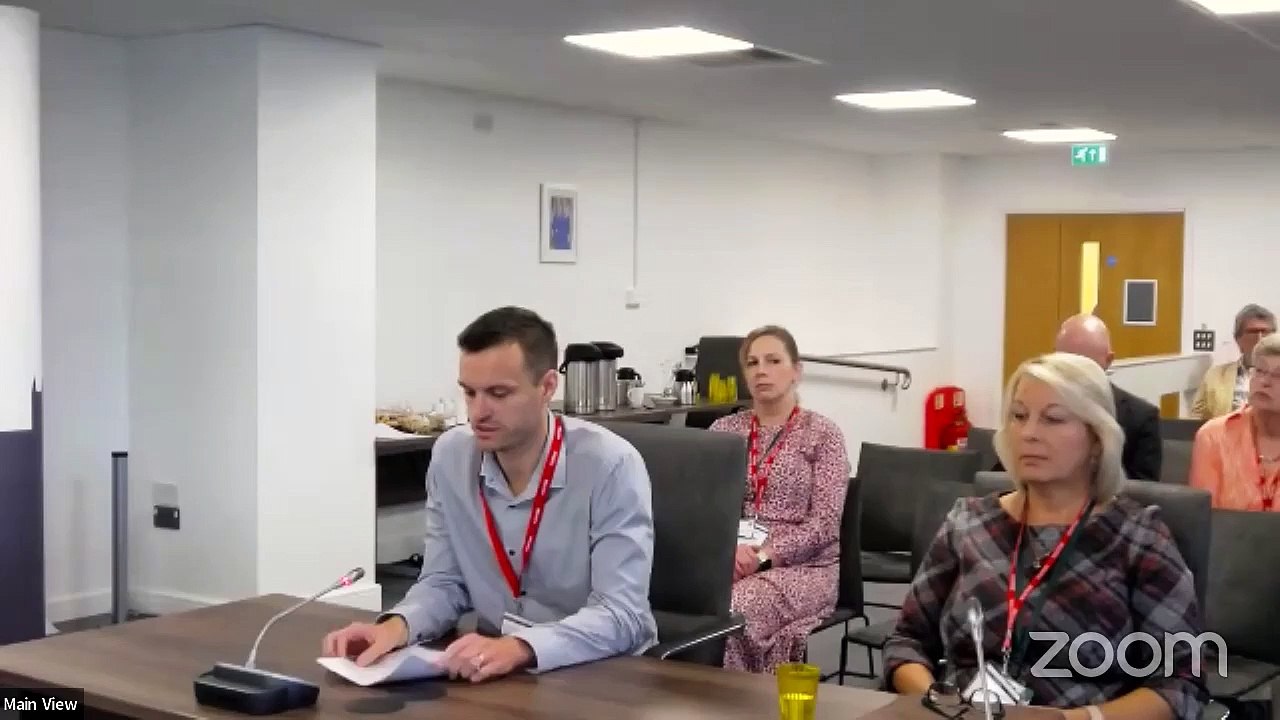 Andrew Watts, a representative of McDonald's, spoke in favour of the proposed fast-food establishment on the Ross-on-Wye bypass