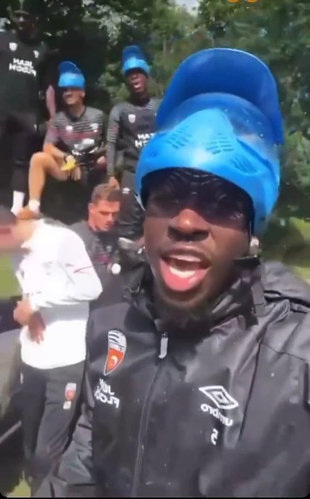 En mode paintball, Benjamin Mendy s'ambiance avec les joueurs lorientais