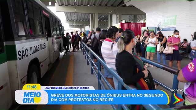 A greve continua, diz Aldo Lima, presidente do Sindicato dos Rodoviários, sobre greve dos rodoviários no Grande Recife