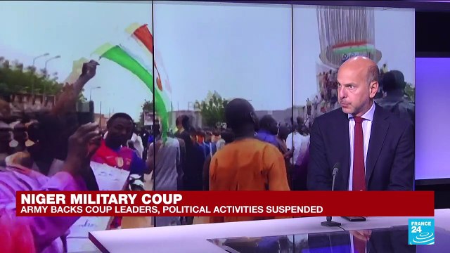 Pro-coup demonstrators take to streets in Niger capital