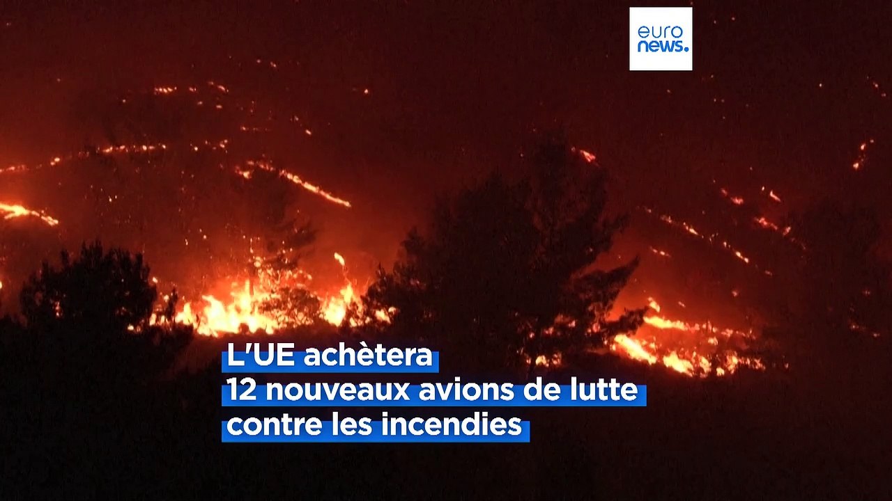 L'UE commande des Canadairs supplémentaires pour renforcer la lutte contre les incendies dans les pays du Sud