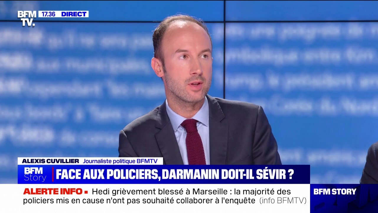 Gérald Darmanin va rencontrer des policiers au...