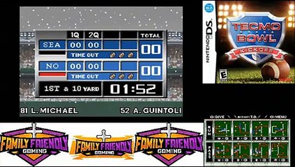 Tecmo Bowl Kickoff Seattle vs New Orleans