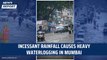 Incessant rainfall causes heavy waterlogging in Mumbai | Monsoon IMD Alert| Maharashtra Floods Rains