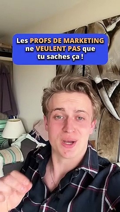 Les profs de marketing ne veulent pas que tu saches ça 