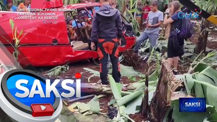4 sugatan sa pagbagsak ng helicopter sa sagingan | Saksi