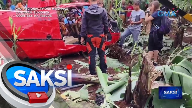 4 sugatan sa pagbagsak ng helicopter sa sagingan | Saksi