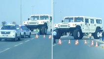 Insólito: captan en Dubai al “coche más grande del mundo”