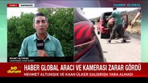 Rodos'ta saldırıya uğrayan Haber Global ekibinden Mehmet Altunışık o anları anlattı