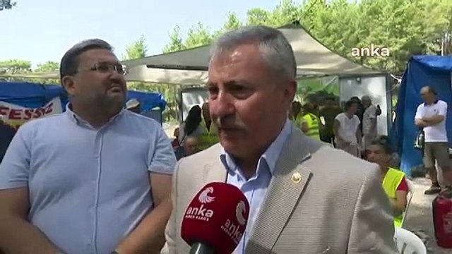Soutien aux villageois résistant à l'abattage d'arbres à Akbelen par Selçuk Özdağ： ＂Il y a une recherche de droits ici.