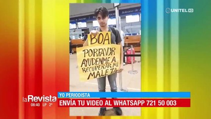 Pasajero que llegó el 16 de junio a España pide ayuda para que le entreguen su maleta