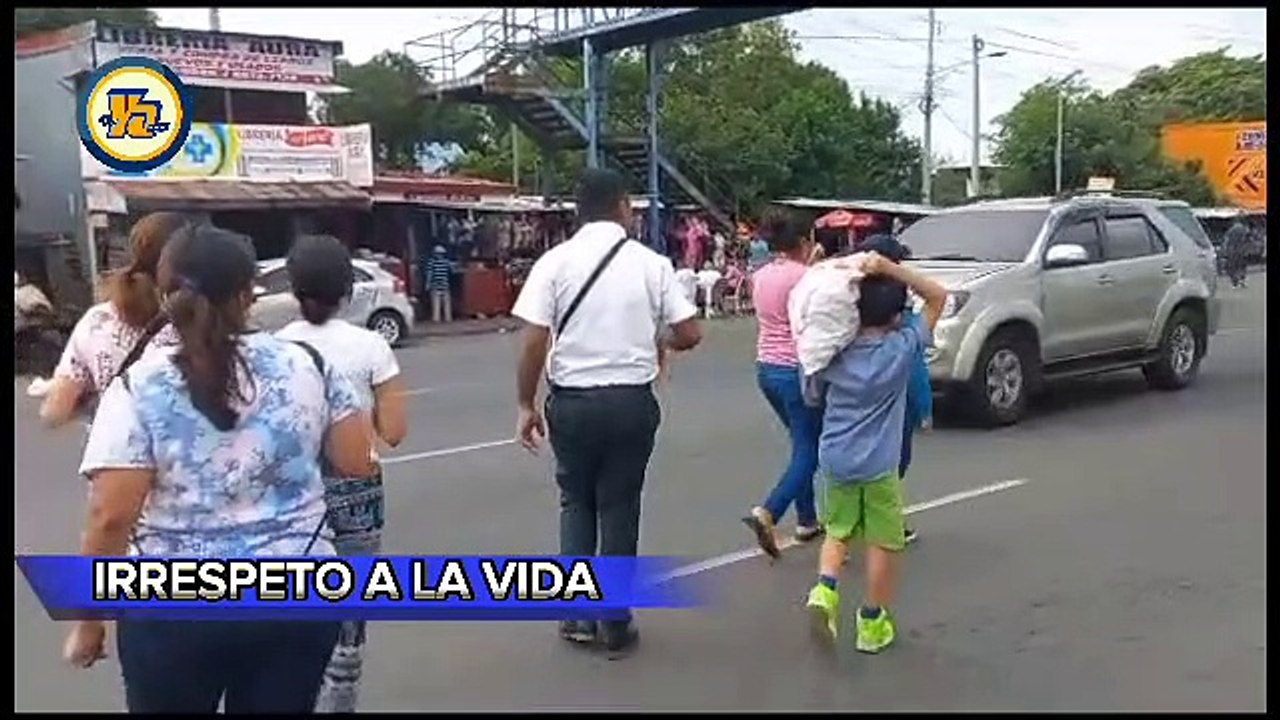 Irresponsabilidad vial en Managua