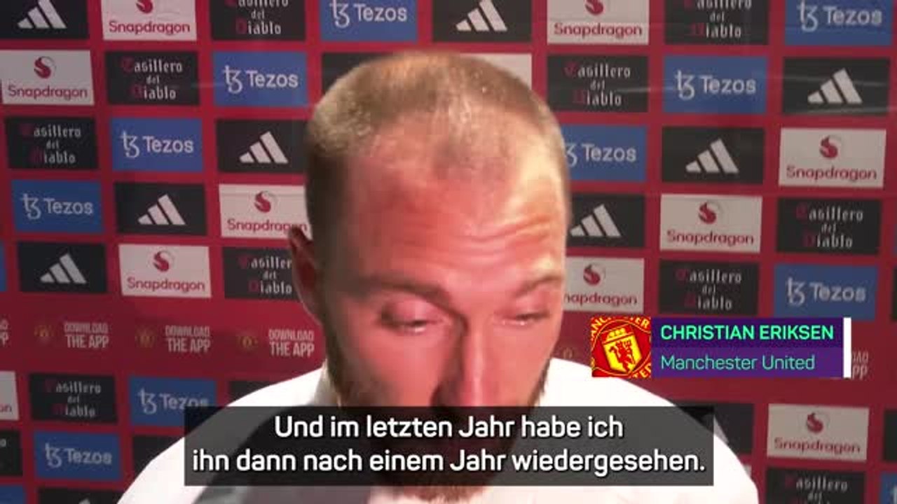 Eriksen: 'Højlund ist eine starke Nummer neun'