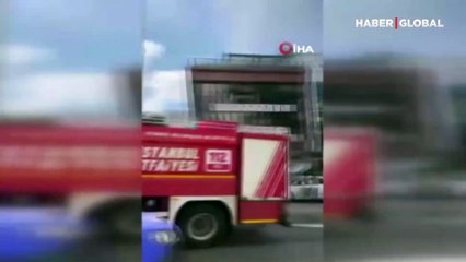Ataşehir’de 17 katlı bir binada yangın çıktı