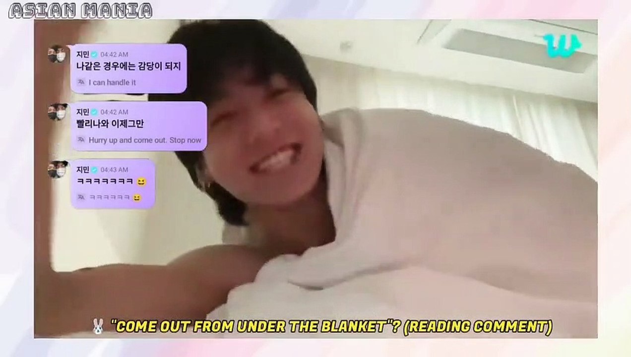 [ENG SUB] BTS Jungkook Teasing Jimin on Weverse Live SHIRTLESS!!!