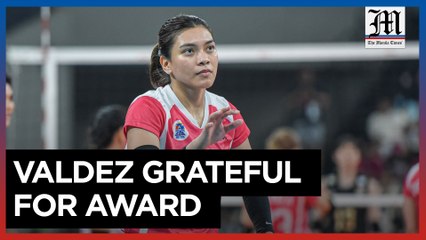 Alyssa Valdez grateful for the best spiker award