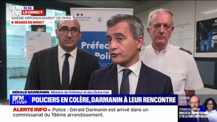 Gérald Darmanin: "Les policiers ne réclament pas l'impunité. Ils réclament le respect"