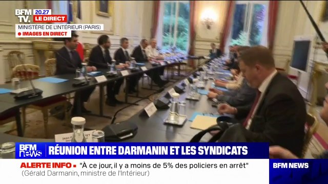 Fronde des policiers: la rencontre entre Gérald Darmanin et les syndicats de police débute au ministère de l'Intérieur
