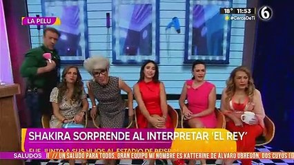 Shakira es captada cantando "El Rey" de Vicente Fernández