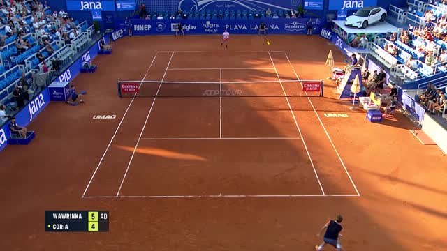 Umag - Wawrinka toujours en course