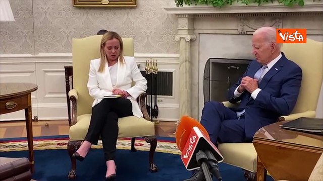 Meloni a Biden: In tempi difficili sappiamo chi sono amici