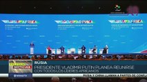 En San Petersburgo se realiza la II Cumbre del Foro Económico y Humanitario Rusia-África