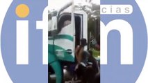 (DENUNCIA) Camioneros denuncian vandalismo y terrorismo en las vías