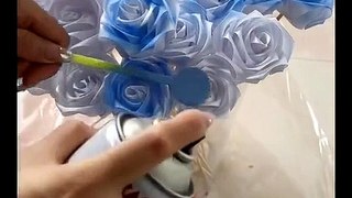 Flower made by tissue