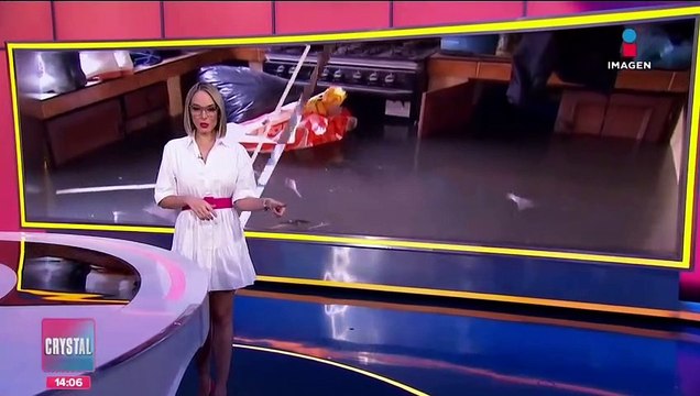 Familias son afectadas por las inundaciones en Chalco