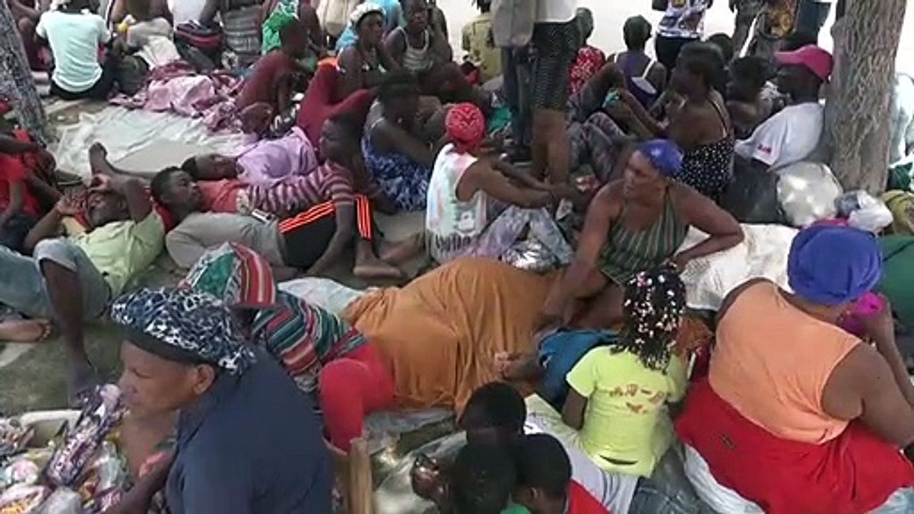 Displaced Haitians seek refuge outside US embassy in Port-au-Prince