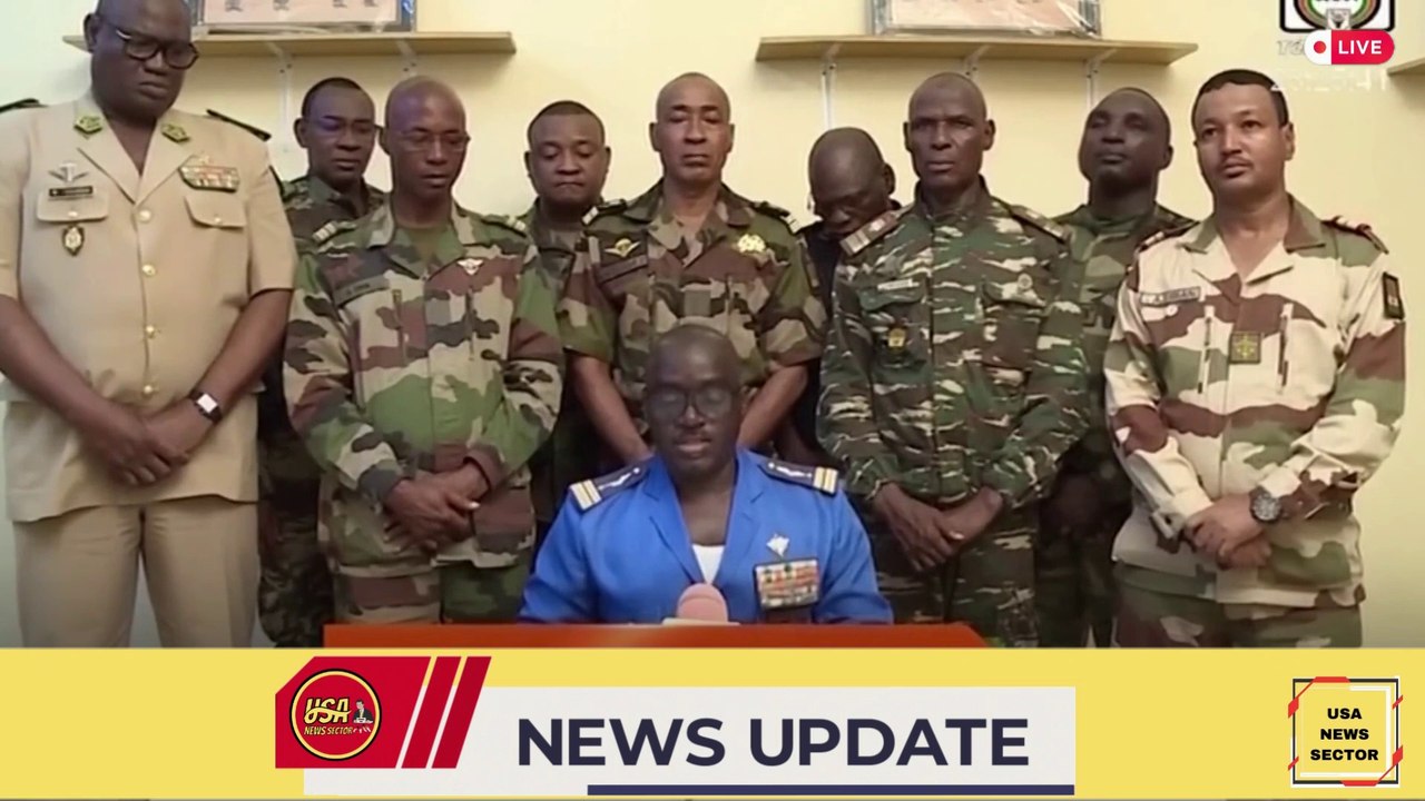 Niger colonel announces military coup on national TV