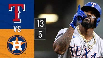 Resumen Rangers de Texas vs Astros de Houston | MLB 26-07-2023