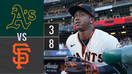 Resumen Atléticos de Oakland vs Gigantes de San Francisco | MLB 26-07-2023