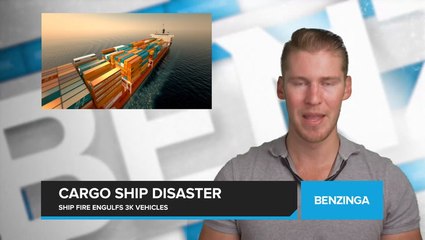 Cargo Ship with 3,000 Vehicles Ablaze, Crew Forced to Jump Overboard