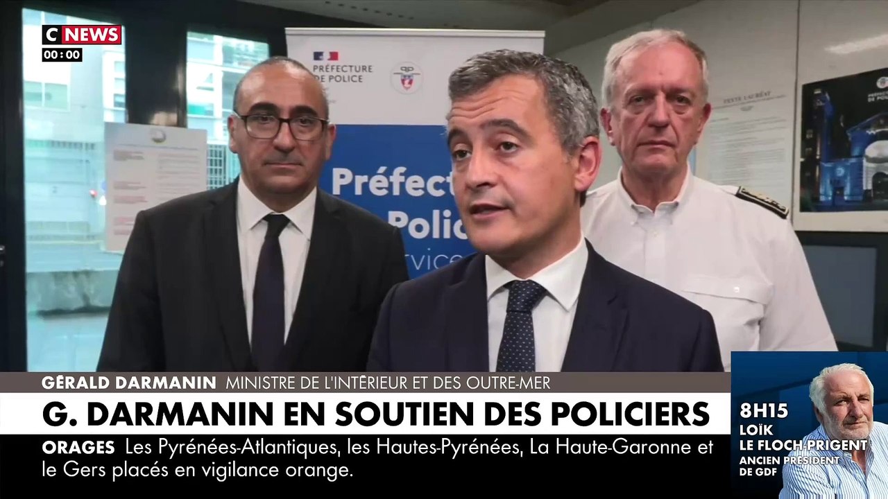 Colère des policiers : Le message fort de Gérald Darmanin en faveur des forces de l'ordre bien reçu par les syndicats qui ont trouvé le ministre "à l'écoute" et "fermé sur aucun sujet"