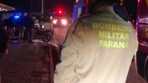 Motociclista se envolve em acidente com caminhão na BR-277 em Cascavel