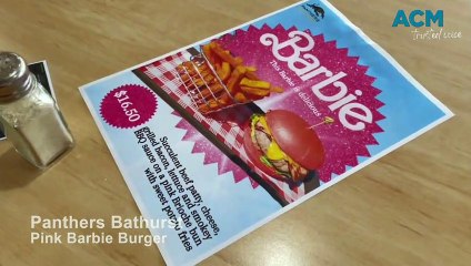 Panthers Pink Barbie Burger